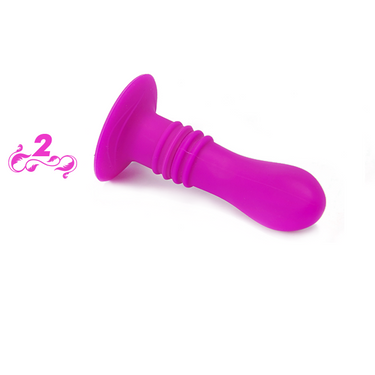 Plug Vibratore G-Point con 10 Modalità di Vibrazione e Ventosa